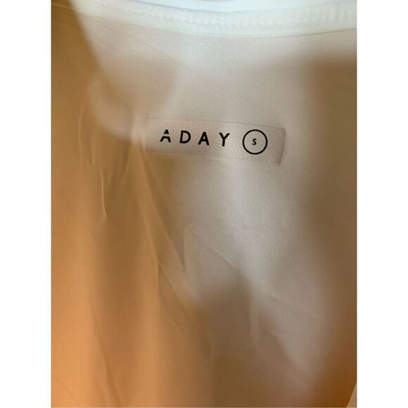 ADAY Something borrowed shirt blouse top pink women's size small - Picture 3 of 6